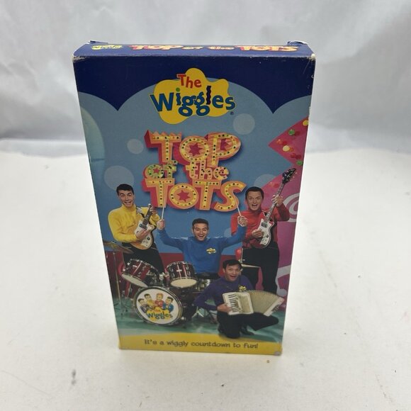 The Wiggles Top of the Tots VHS Tape Movie #2530